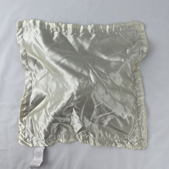 Mary Meyer Brown Puppy Dog Lovey 13" Baby Security Blanket Satin Trim & Back - Picture 4 of 6